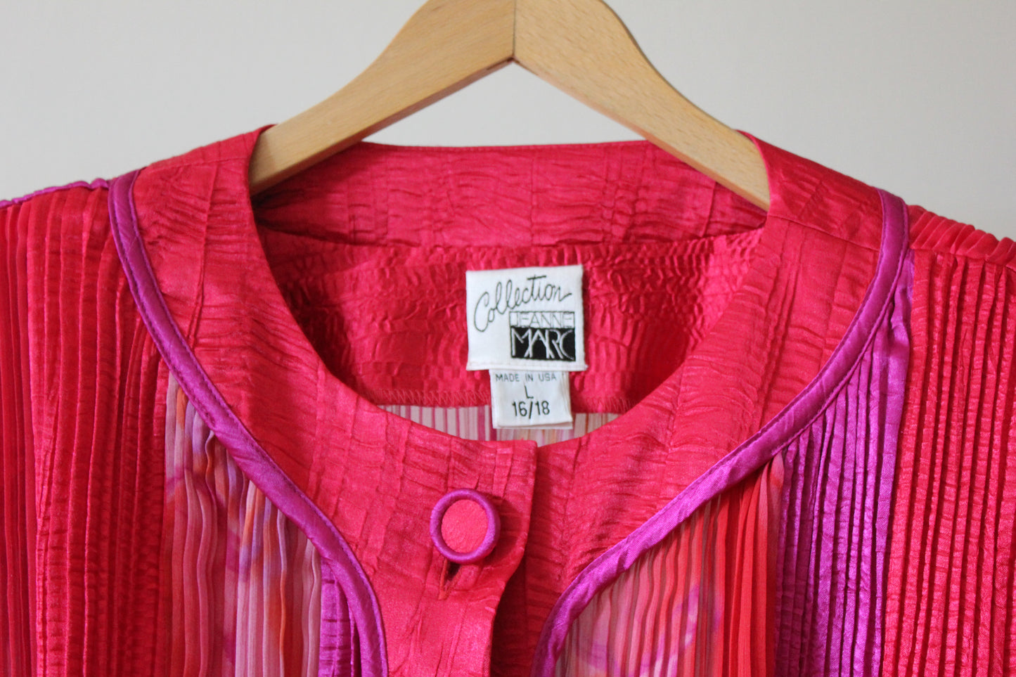 Vintage 80's Pink Funky Blazer