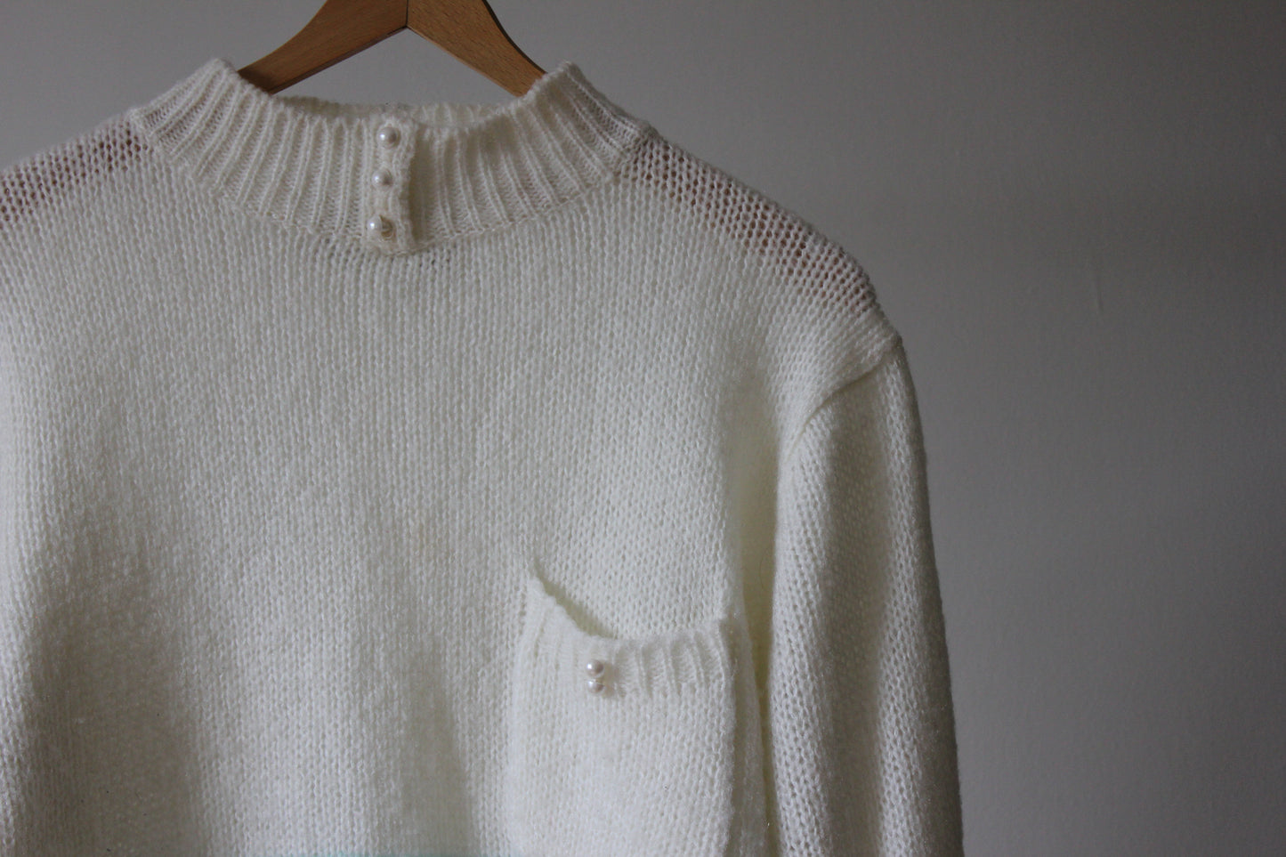 Vintage Knit pastel Sweater Size Large