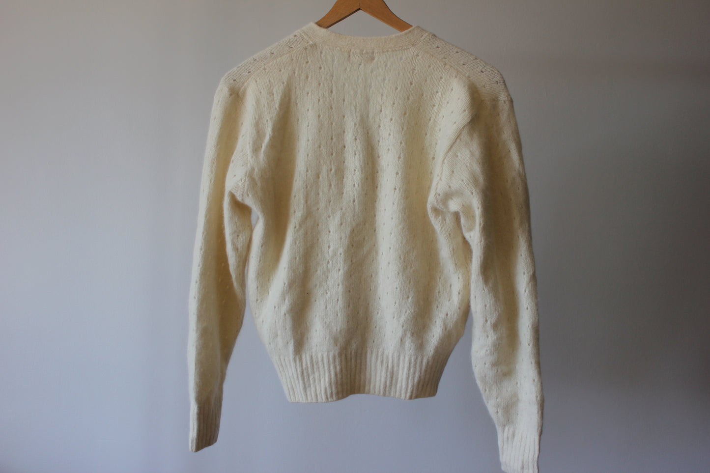 Vintage Lonergan's Angora Wool Knit Cardigan/Sweater