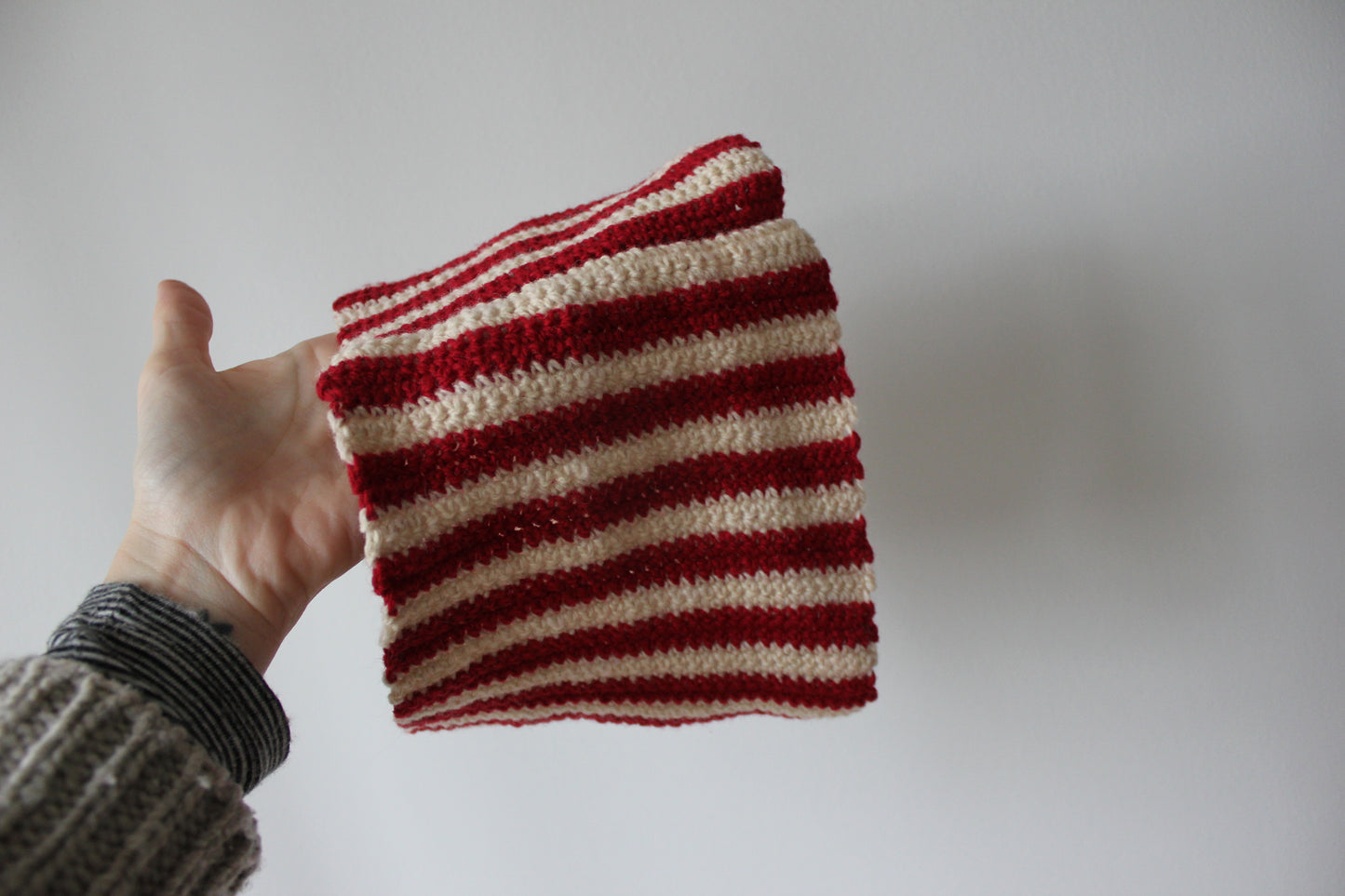 The Striped Neckwarmer (Candy Cane edition)