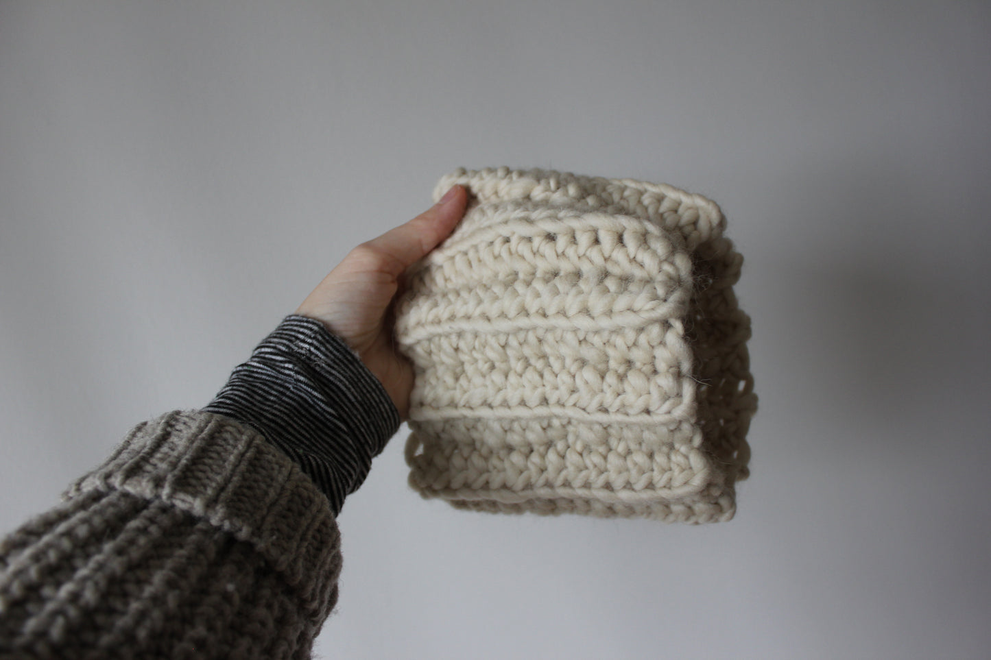 The Chunky Neckwarmer (Cream)