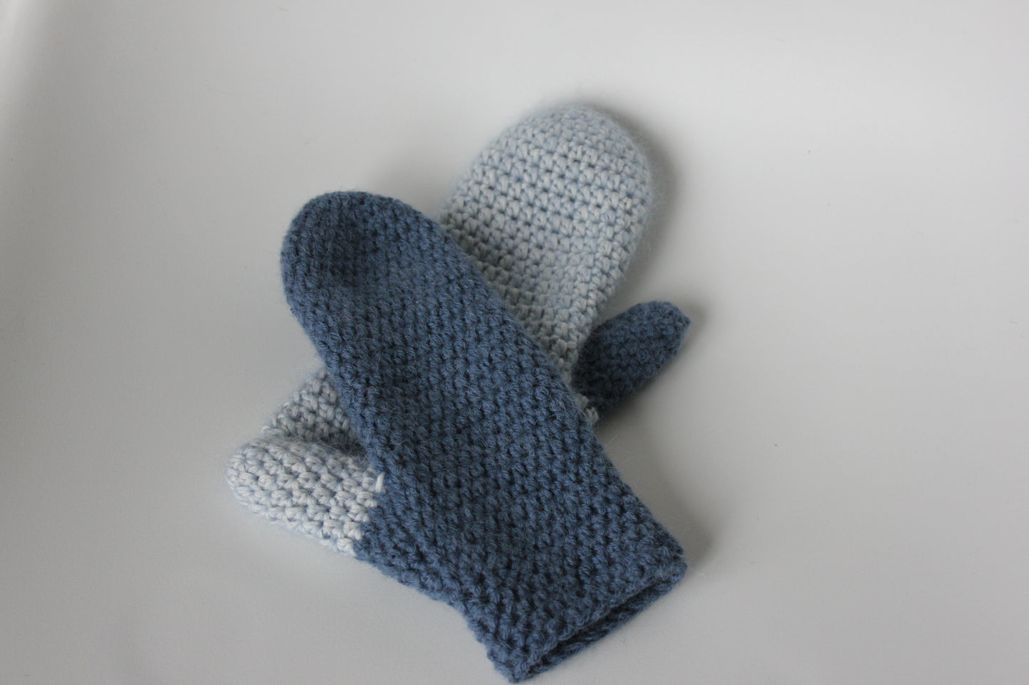 Halfie Mittens (Blue Edition)