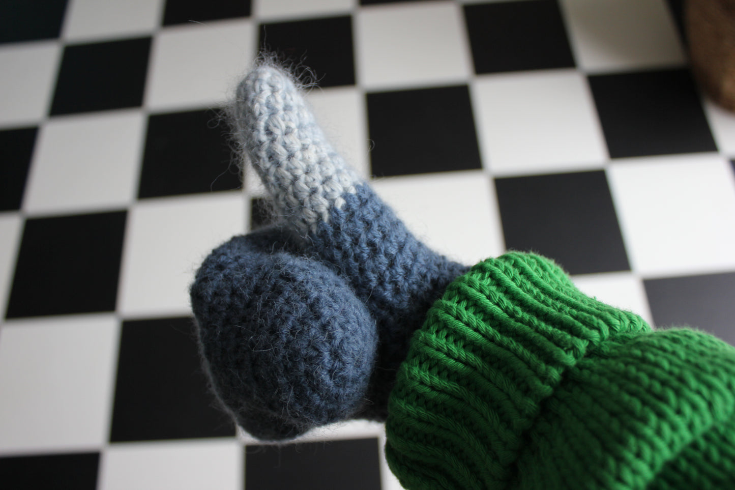 Halfie Mittens (Blue Edition)