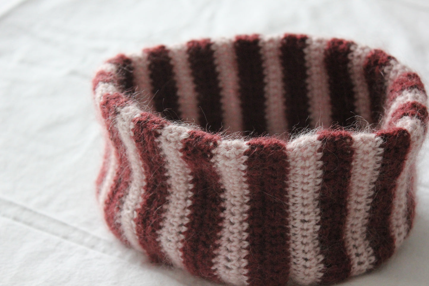 The Striped Neckwarmer (Valentines Edition)