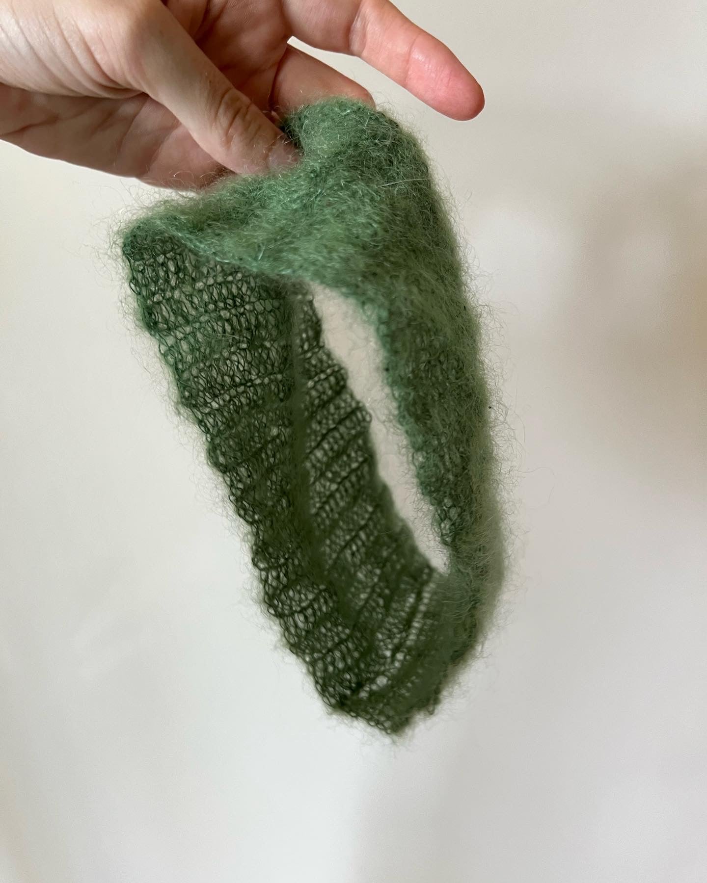 The Mohair Neckwarmer (Green)