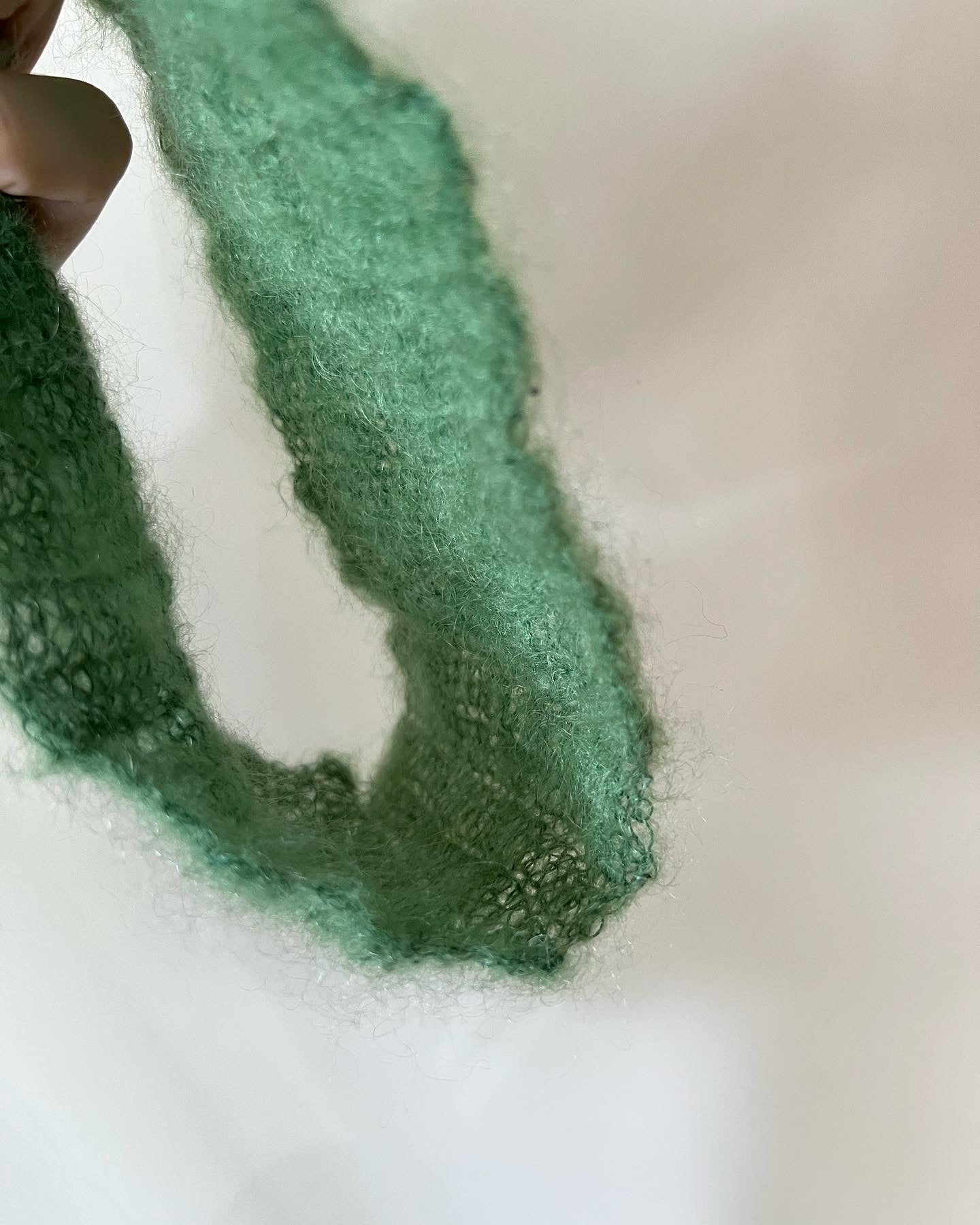 The Mohair Neckwarmer (Green)