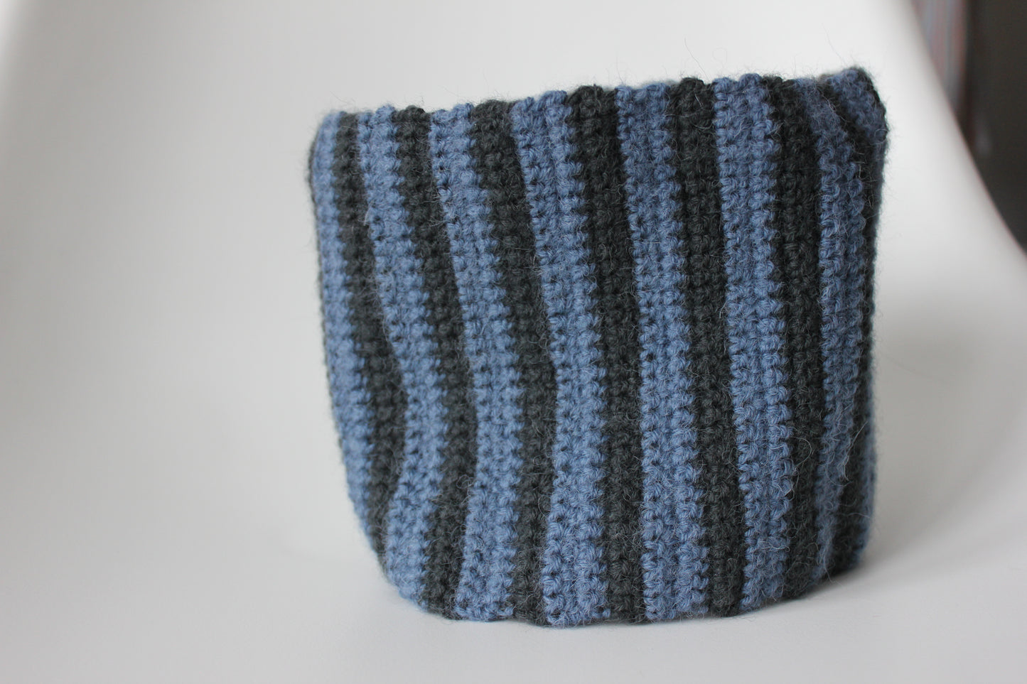 The Striped Neckwarmer (Blue edition)