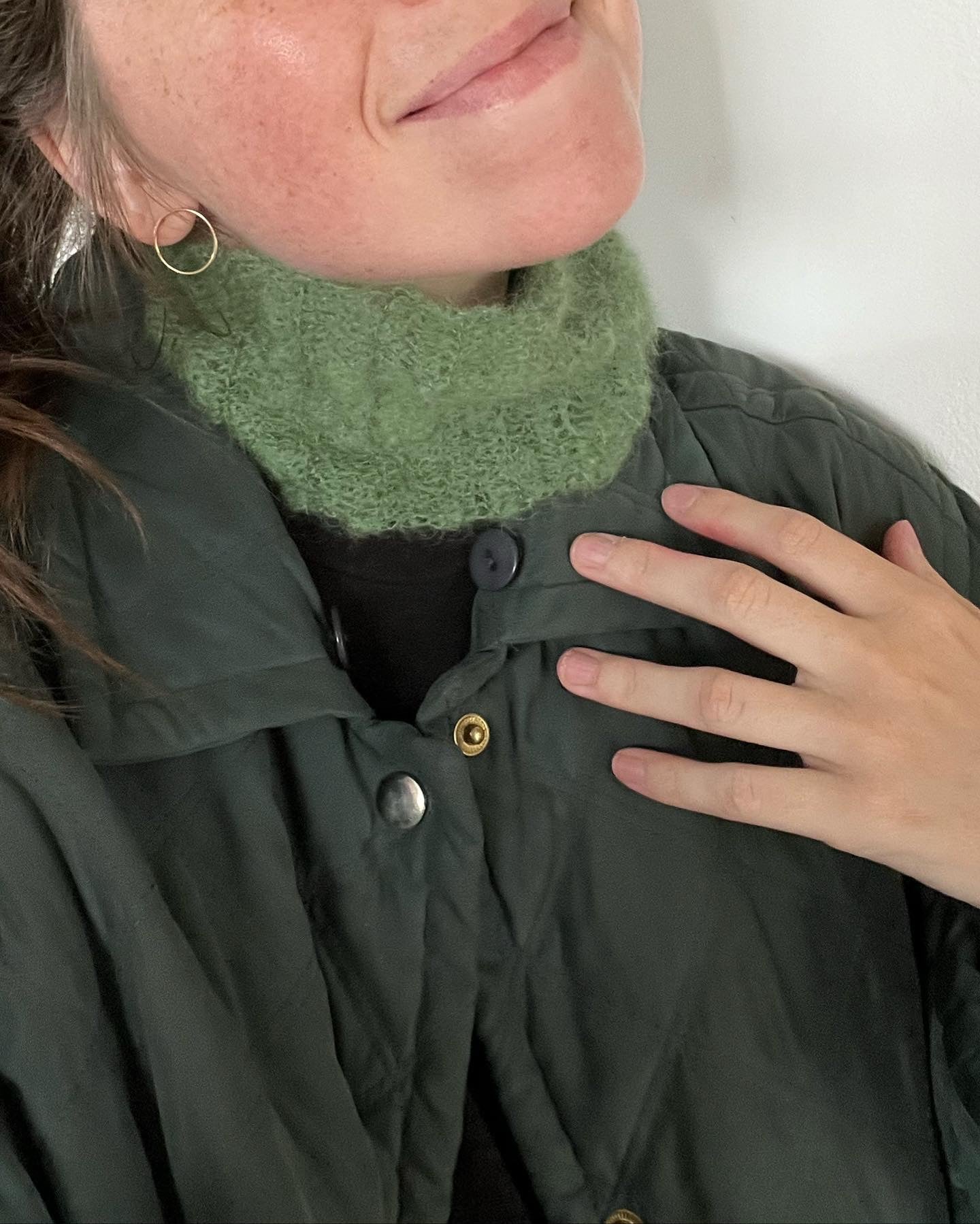 The Mohair Neckwarmer (Green)