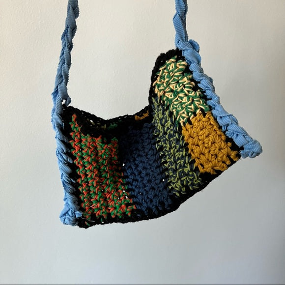 Handmade Patchwork Crochet Funky Bag