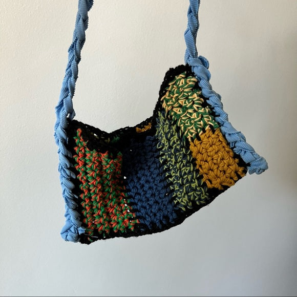 Handmade Patchwork Crochet Funky Bag